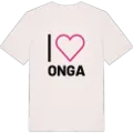 Jag älskar Onga t-shirt stort tryck