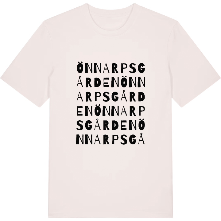 Önnarpsgården ordlek t-shirt – t-shirt från PinShirt