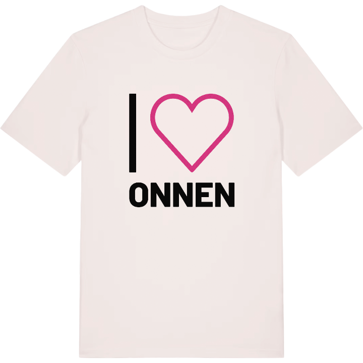 Jag älskar Onnen t-shirt stort tryck – t-shirt från PinShirt