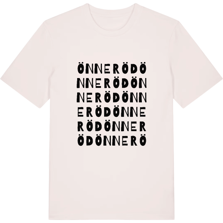 Önneröd ordlek t-shirt – t-shirt från PinShirt