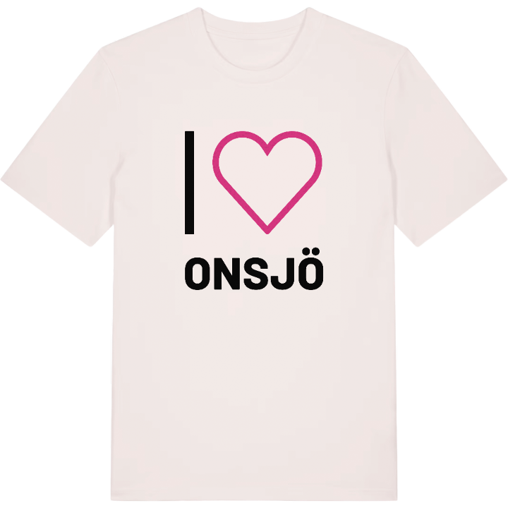 Jag älskar Onsjö t-shirt stort tryck – t-shirt från PinShirt