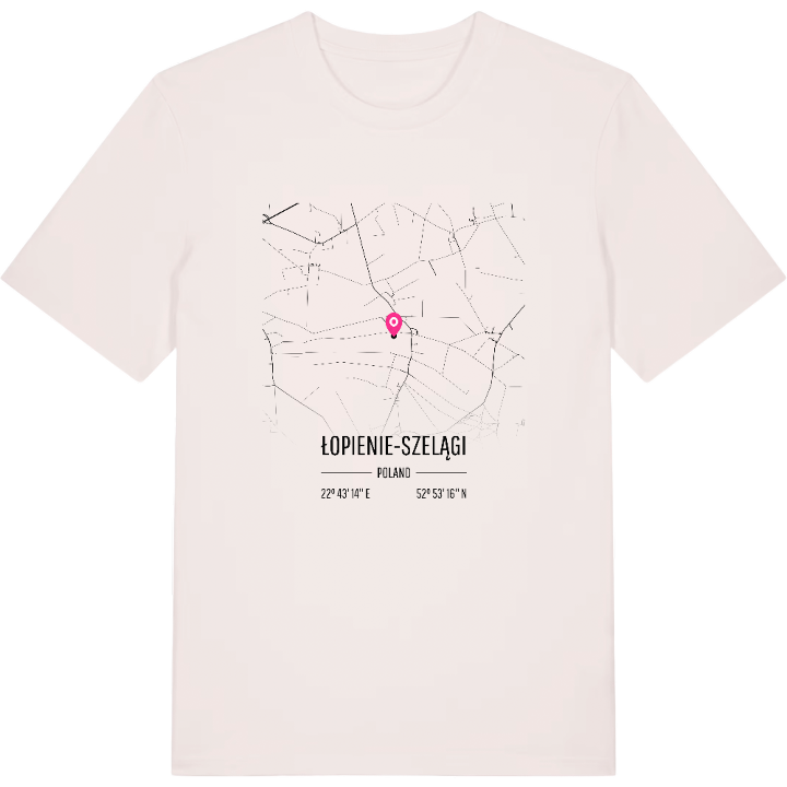 Łopienie-Szelągi karta t-shirt – t-shirt från PinShirt