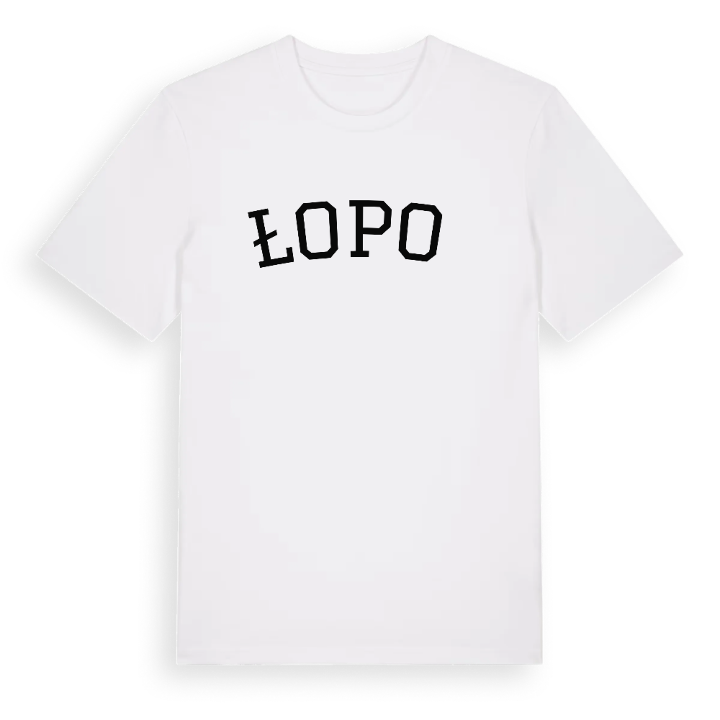 Łopoń böjd t-shirt – t-shirt från PinShirt