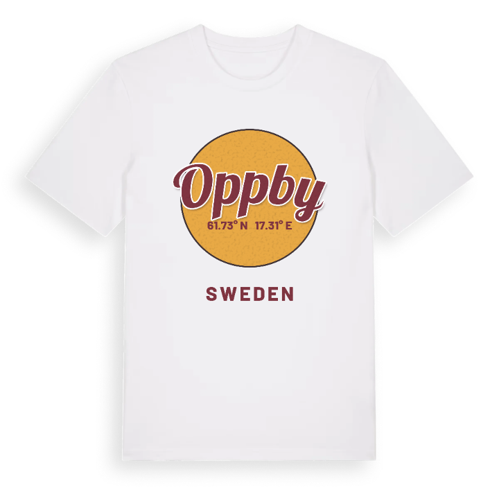 Oppby cirkel t-shirt – t-shirt från PinShirt