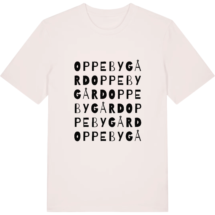 Oppeby gård ordlek t-shirt – t-shirt från PinShirt
