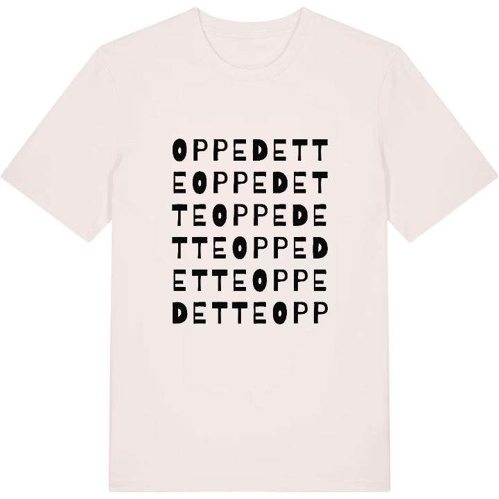 Oppedette ordlek t-shirt – t-shirt från PinShirt