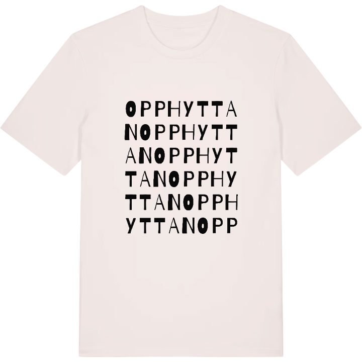 Opphyttan ordlek t-shirt – t-shirt från PinShirt