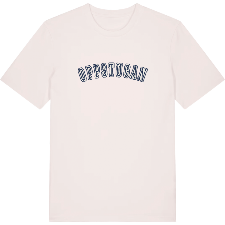 Oppstugan college t-shirt – t-shirt från PinShirt