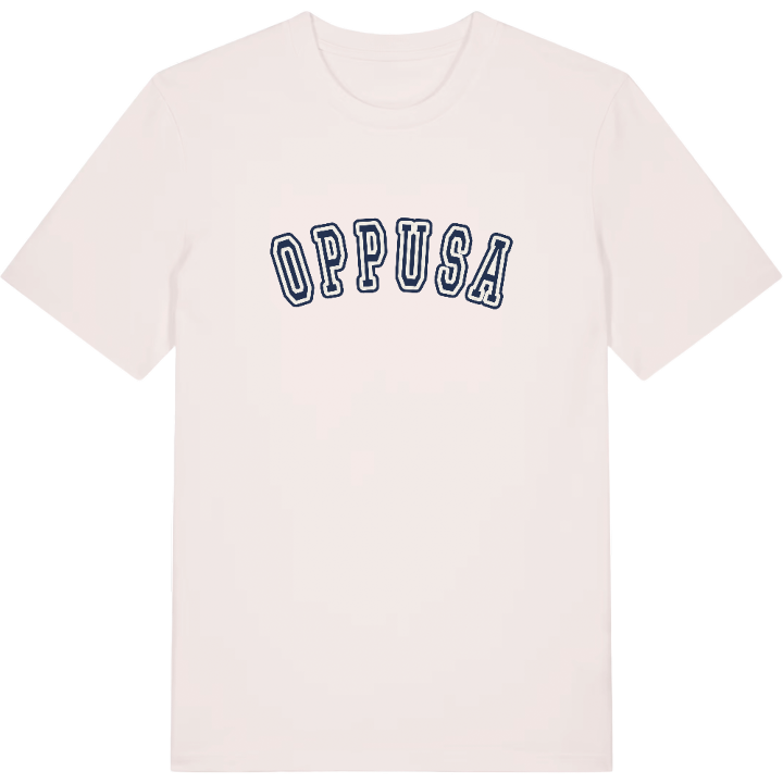 Oppusa college t-shirt – t-shirt från PinShirt