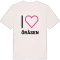 Jag älskar Öråsen t-shirt stort tryck