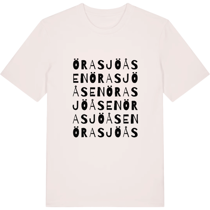 Örasjöåsen ordlek t-shirt – t-shirt från PinShirt