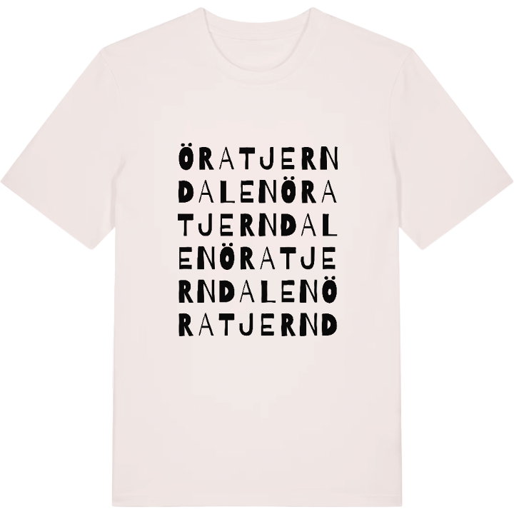 Öratjerndalen ordlek t-shirt – t-shirt från PinShirt