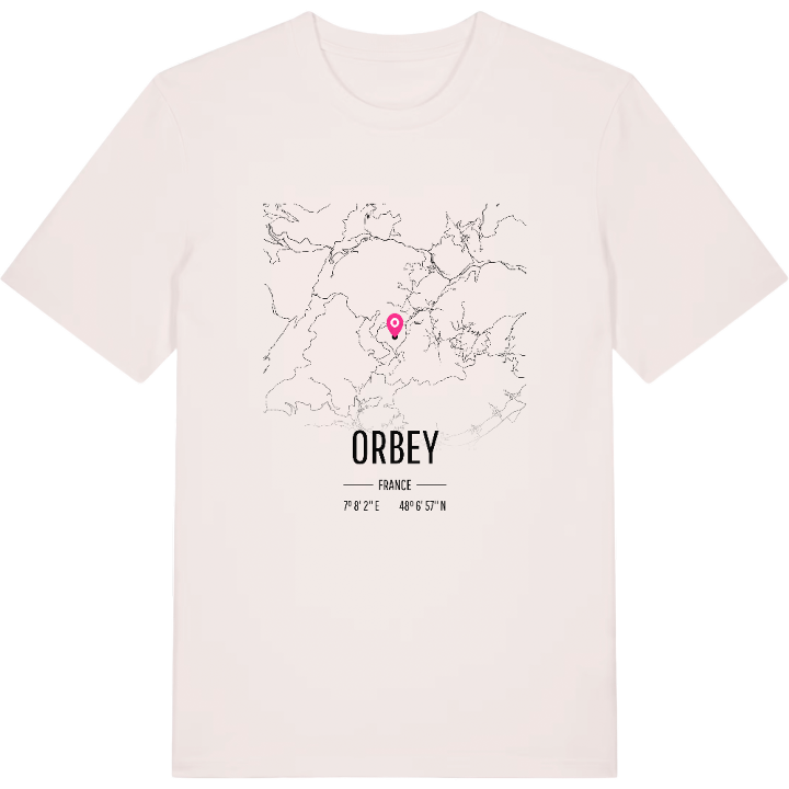 Orbey karta t-shirt – t-shirt från PinShirt