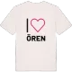 Jag älskar Ören t-shirt stort tryck