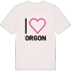 Jag älskar Orgon t-shirt stort tryck