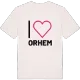 Jag älskar Orhem t-shirt stort tryck