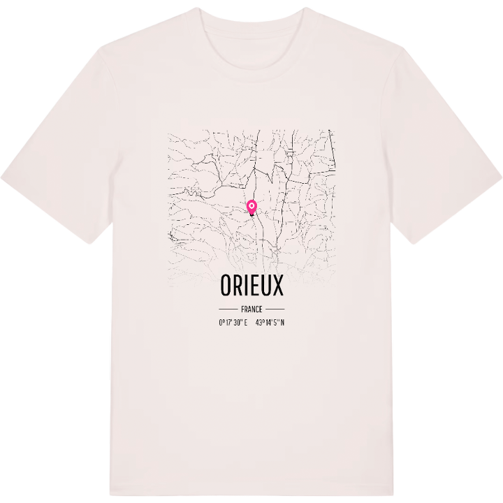 Orieux karta t-shirt – t-shirt från PinShirt