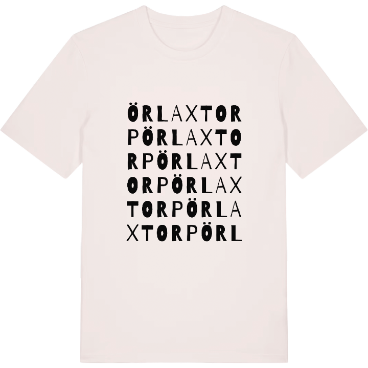 Örlaxtorp ordlek t-shirt – t-shirt från PinShirt