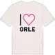 Jag älskar Orle t-shirt stort tryck