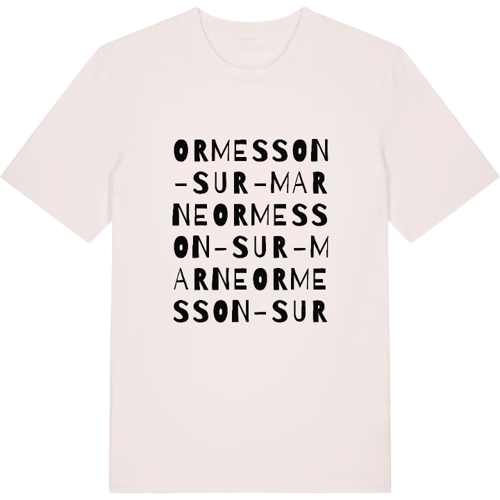Ormesson-sur-Marne ordlek t-shirt – t-shirt från PinShirt