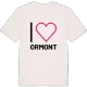 Jag älskar Ormont t-shirt stort tryck