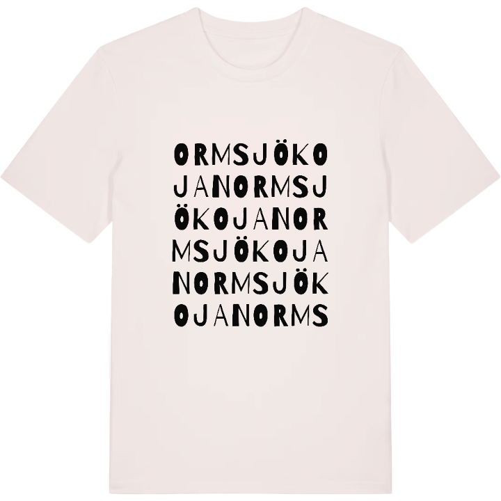 Ormsjökojan ordlek t-shirt – t-shirt från PinShirt