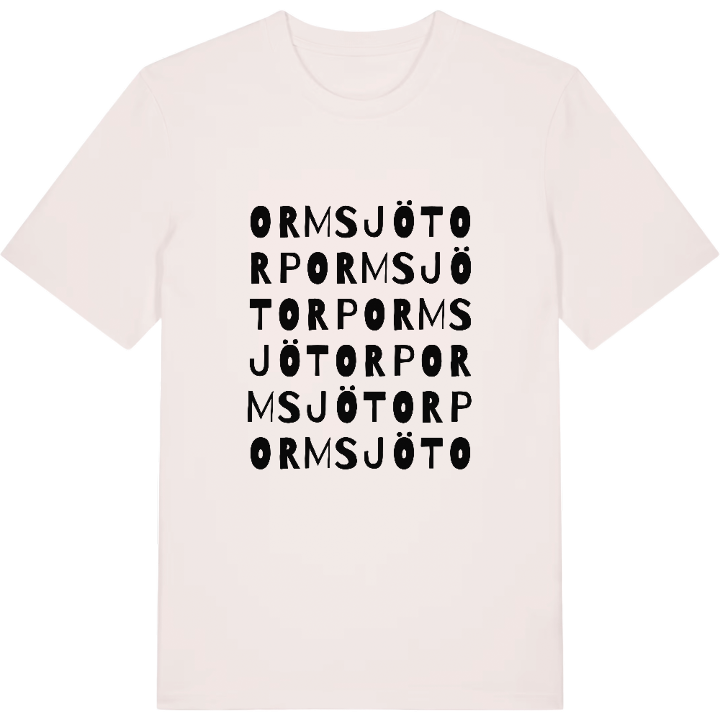 Ormsjötorp ordlek t-shirt – t-shirt från PinShirt