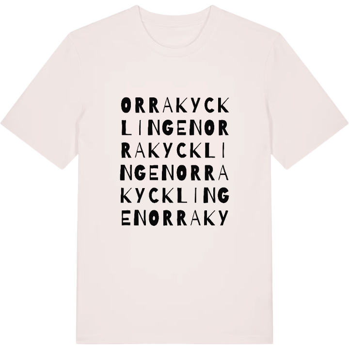 Orrakycklingen ordlek t-shirt – t-shirt från PinShirt