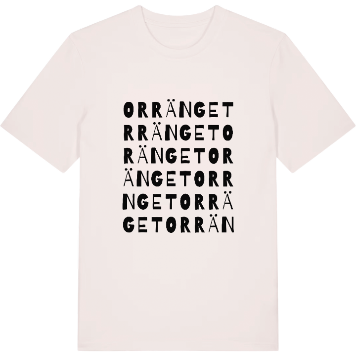 Orränget ordlek t-shirt – t-shirt från PinShirt
