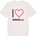 Jag älskar Orrhälla t-shirt stort tryck