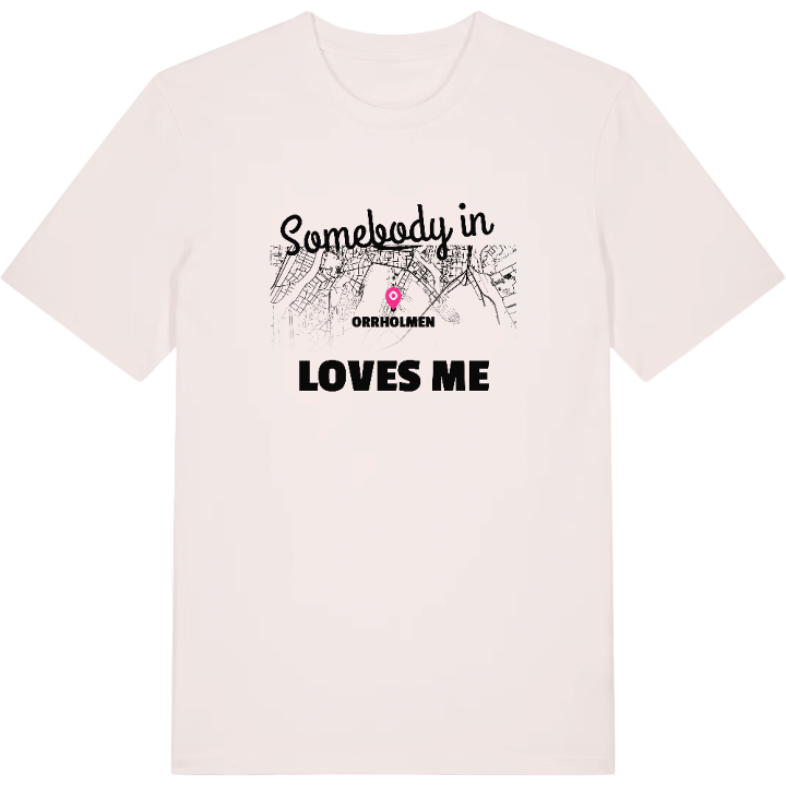Någon i Orrholmen älskar mig t-shirt – t-shirt från PinShirt