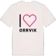 Jag älskar Orrvik t-shirt stort tryck
