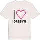 Jag älskar Orsbyn t-shirt stort tryck