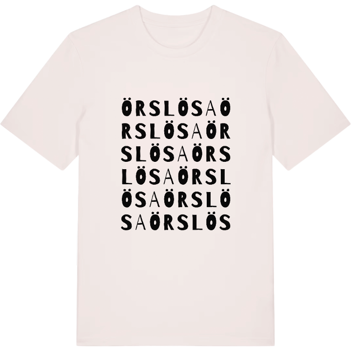 Örslösa ordlek t-shirt – t-shirt från PinShirt