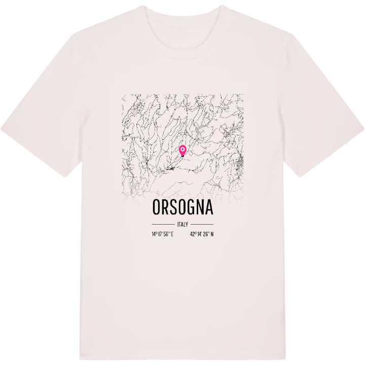 Orsogna karta t-shirt – t-shirt från PinShirt