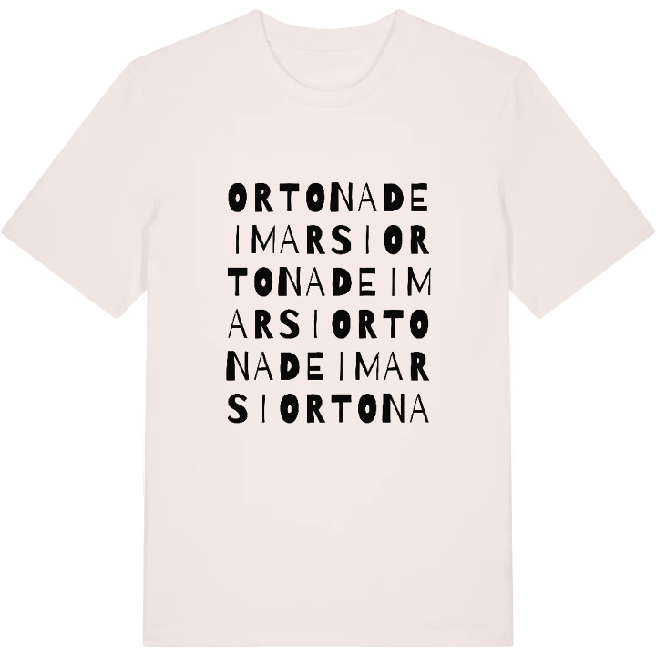 Ortona dei Marsi ordlek t-shirt – t-shirt från PinShirt