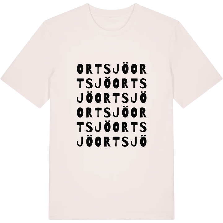 Ortsjö ordlek t-shirt – t-shirt från PinShirt