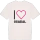 Jag älskar Osadal t-shirt stort tryck