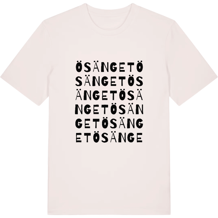 Ösänget ordlek t-shirt – t-shirt från PinShirt