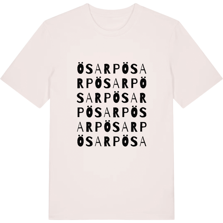 Ösarp ordlek t-shirt – t-shirt från PinShirt