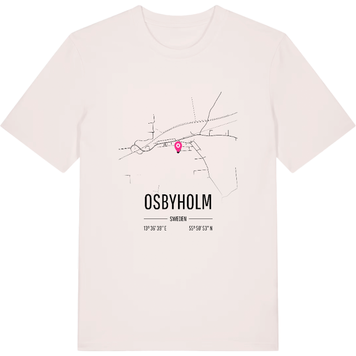 Osbyholm karta t-shirt – t-shirt från PinShirt