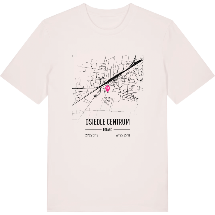 Osiedle Centrum karta t-shirt – t-shirt från PinShirt