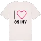 Jag älskar Osiny t-shirt stort tryck