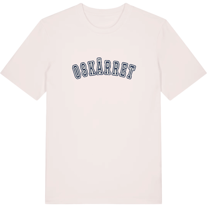 Oskärret college t-shirt – t-shirt från PinShirt