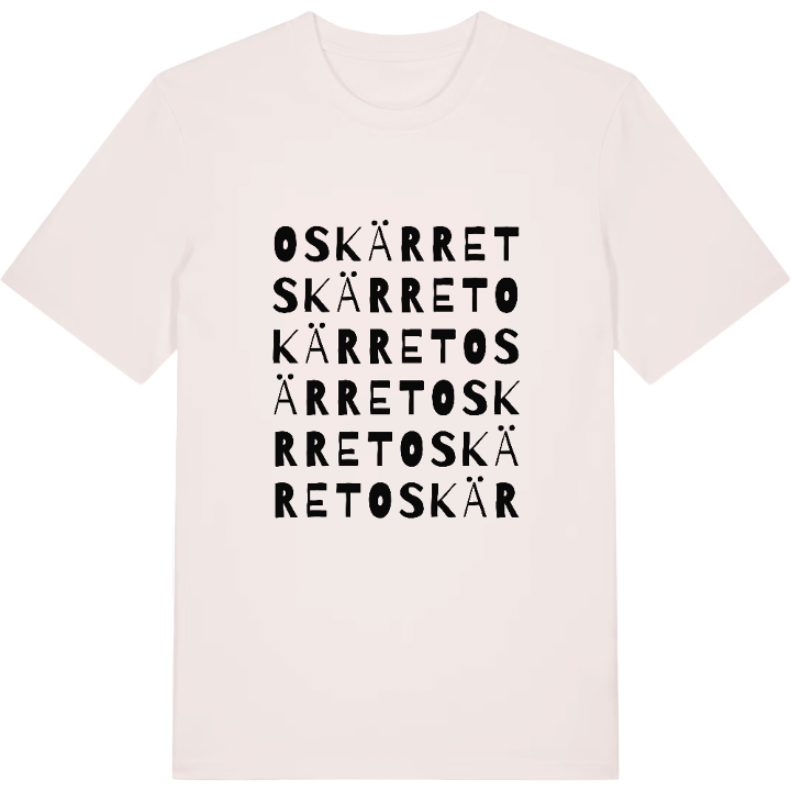 Oskärret ordlek t-shirt – t-shirt från PinShirt