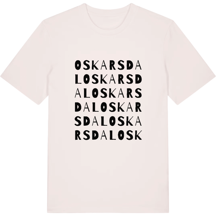 Oskarsdal ordlek t-shirt – t-shirt från PinShirt