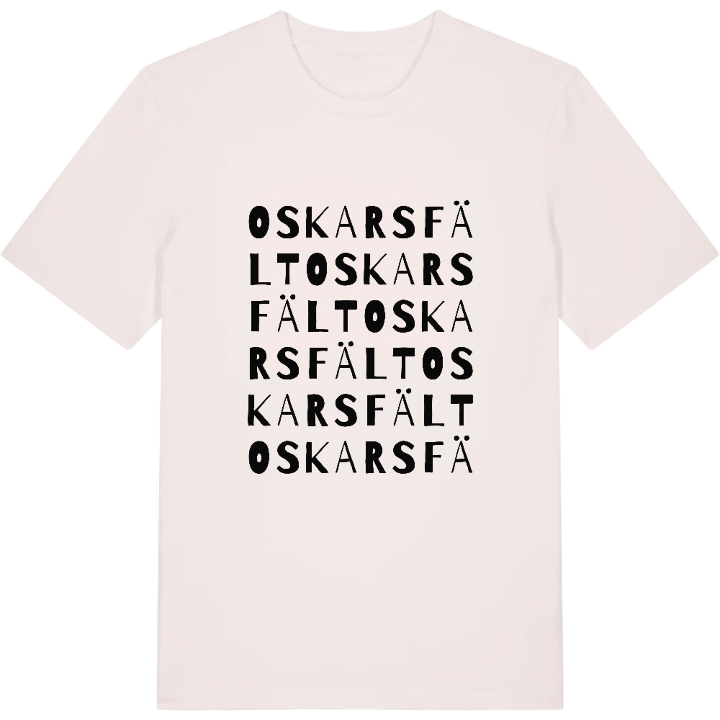 Oskarsfält ordlek t-shirt – t-shirt från PinShirt