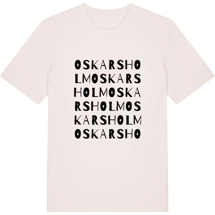 Oskarsholm ordlek t-shirt – t-shirt från PinShirt