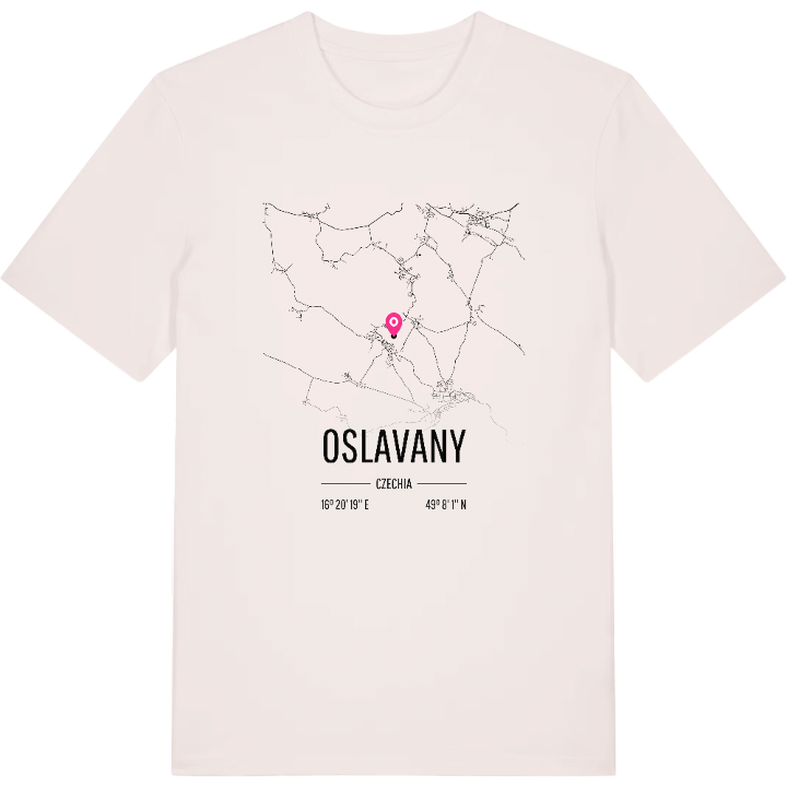 Oslavany karta t-shirt – t-shirt från PinShirt