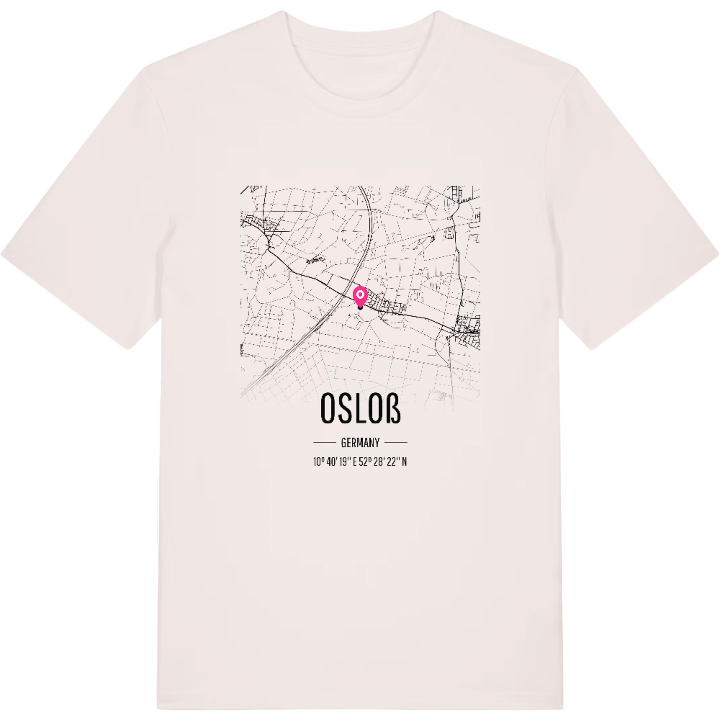Osloß karta t-shirt – t-shirt från PinShirt